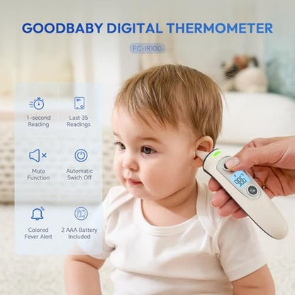 Ear Thermometer: Digital Accurate Ear and Forehead – Side View