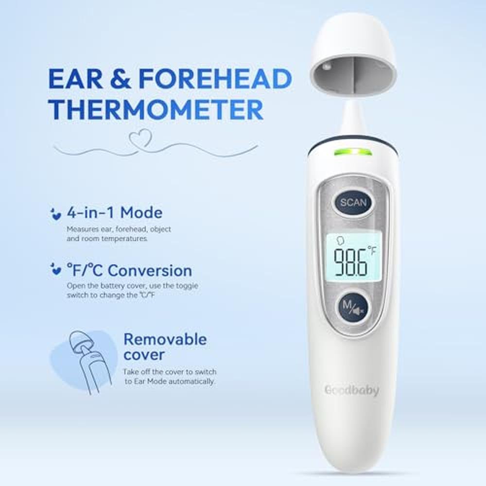 Ear Thermometer: Digital Accurate Ear and Forehead – Close-up Detail