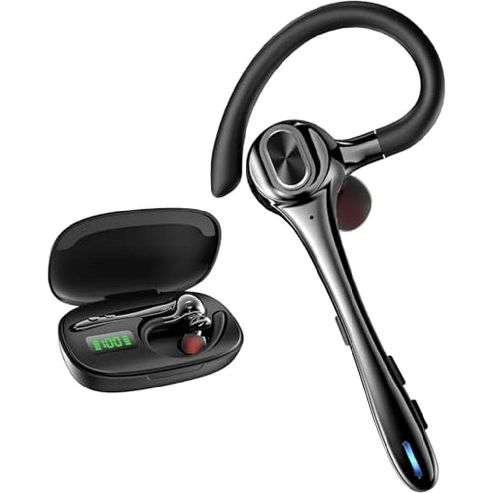Earbuds Earpiece: Wireless Earbuds Bluetooth Headset with – Front View