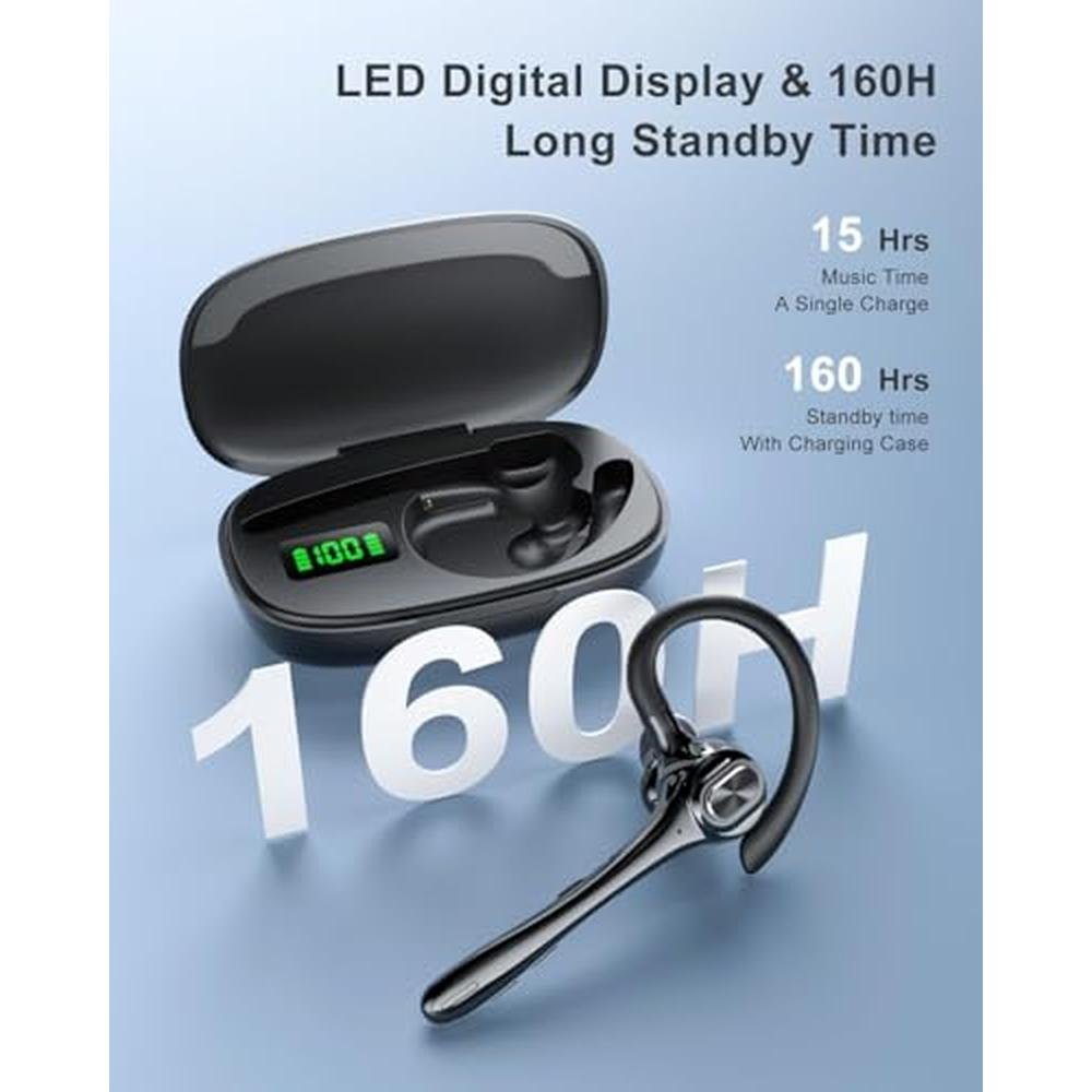 Earbuds Earpiece: Wireless Earbuds Bluetooth Headset with – Close-up Detail