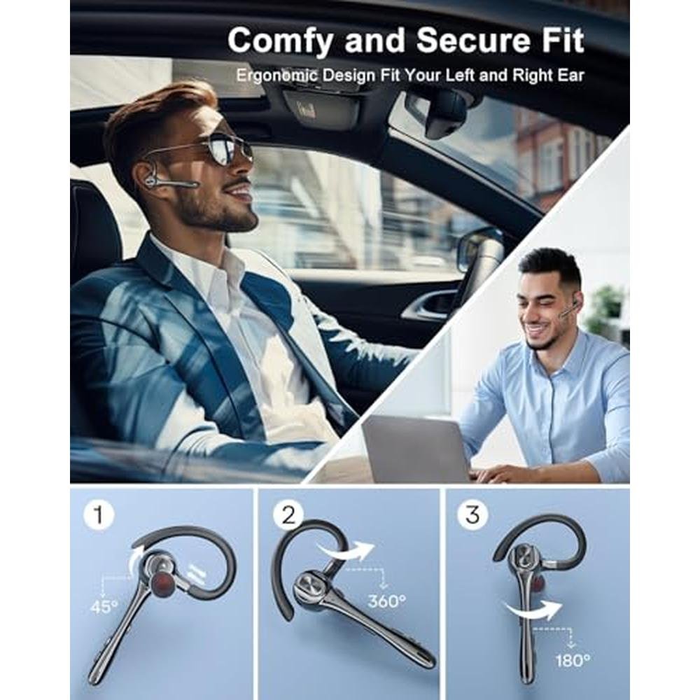 Earbuds Earpiece: Wireless Earbuds Bluetooth Headset with – In Use