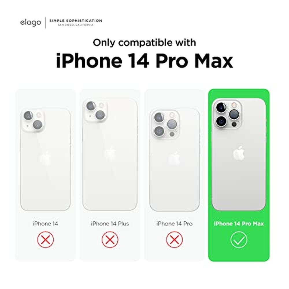 Case Elago: Elago iPhone 14 Pro Max Liquid Silicone Case – Side View