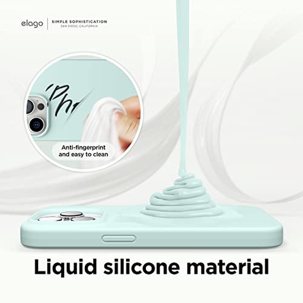 Case Elago: Elago iPhone 14 Pro Max Liquid Silicone Case – In Use