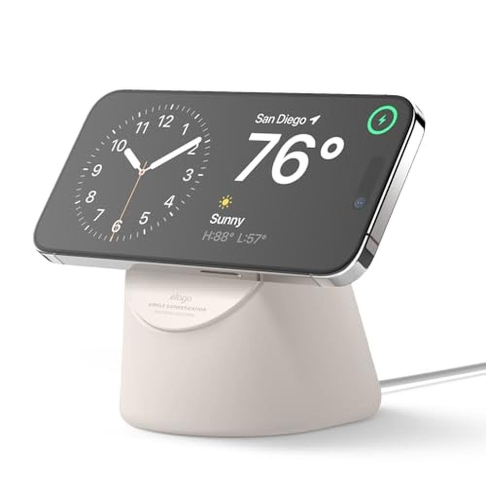 elago MS1 Charging Stand Compatible with MagSafe Charger – Front View