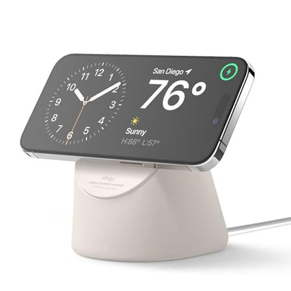 elago MS1 Charging Stand Compatible with MagSafe Charger – Front View