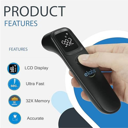 Thermometer Elate: Elate Non-Contact Forehead Thermometer – Side View