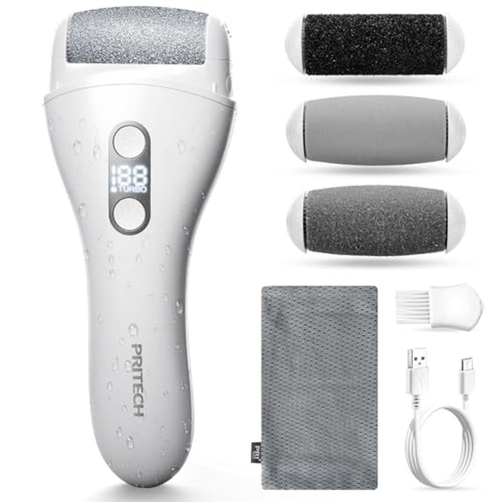 Electric Callus Remover: Rechargeable Foot File Electronic – Front View