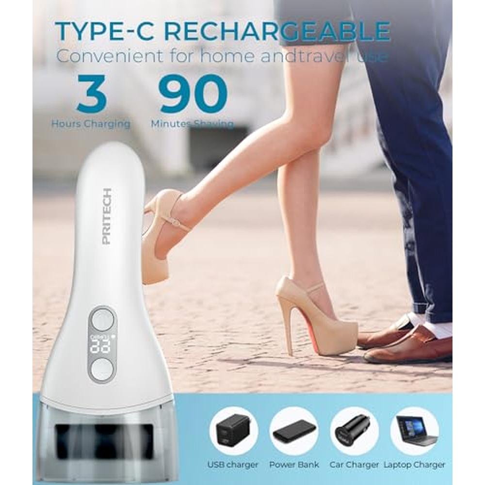 Electric Callus Remover: Rechargeable Foot File Electronic – In Use
