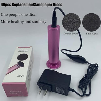 Electric Foot Callus Remover: Professional Adjustable Speed – In Use