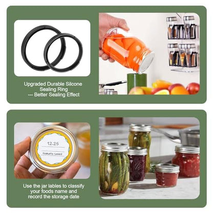 Mason Jar Vacuum Sealer: HUIJUTCHEN Auto Electric Cordless – In Use
