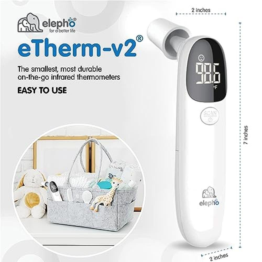 Elepho Etherm Ear & Forehead Thermometer – In Use