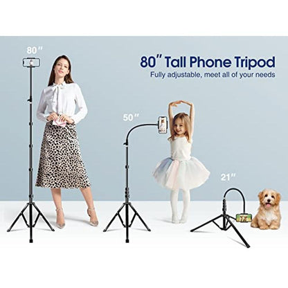 Tripod Phone: Elitehood 6.7 Feet Tall Heavy Duty Metal – Close-up Detail