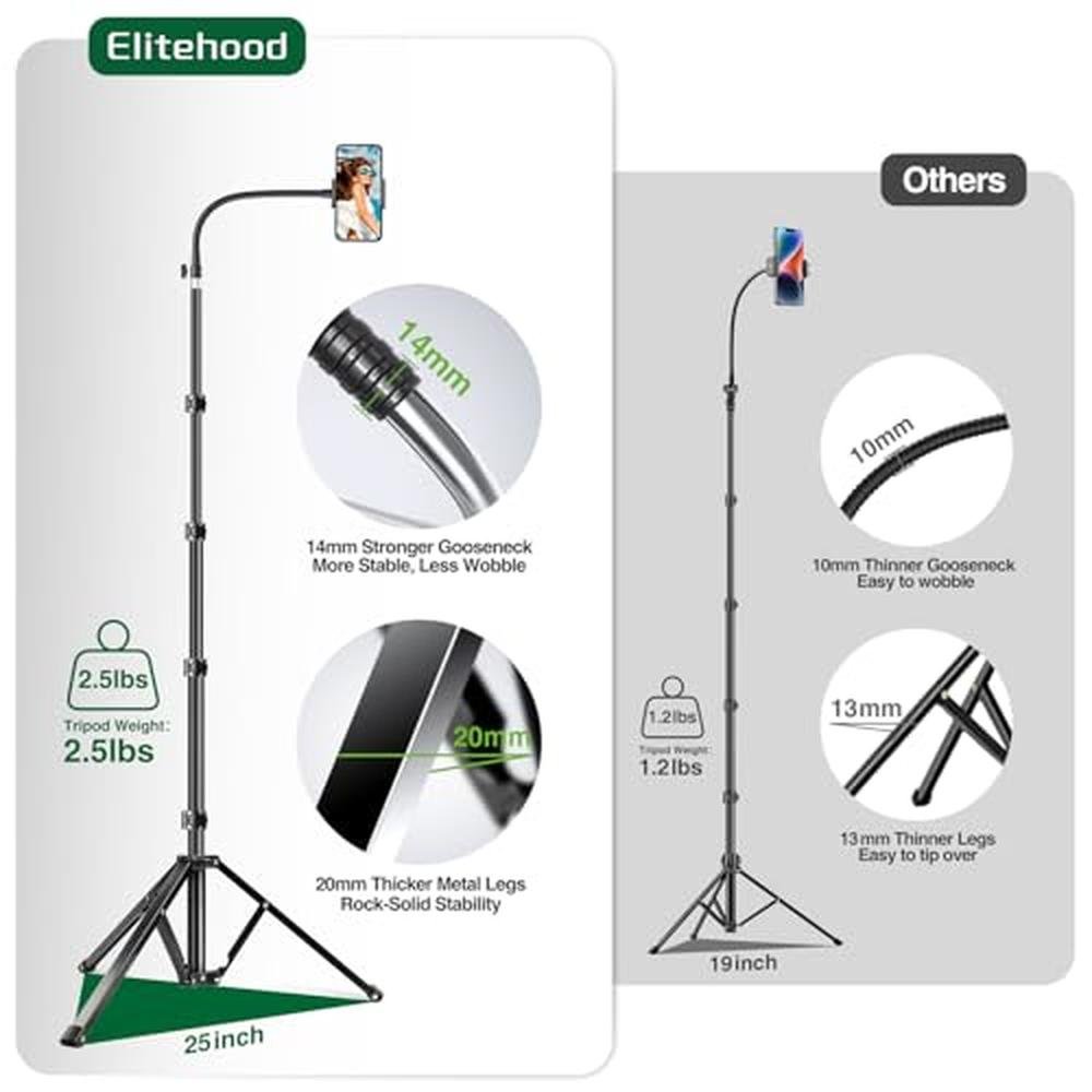 Tripod Phone: Elitehood 6.7 Feet Tall Heavy Duty Metal – Packaging