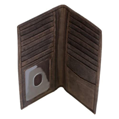 ELIZO Men's Genuine Leather Long Wallet – Packaging