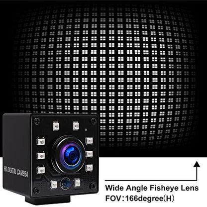 ELP 1080P Night Vision USB Camera with Wide Angle Fisheye – Packaging