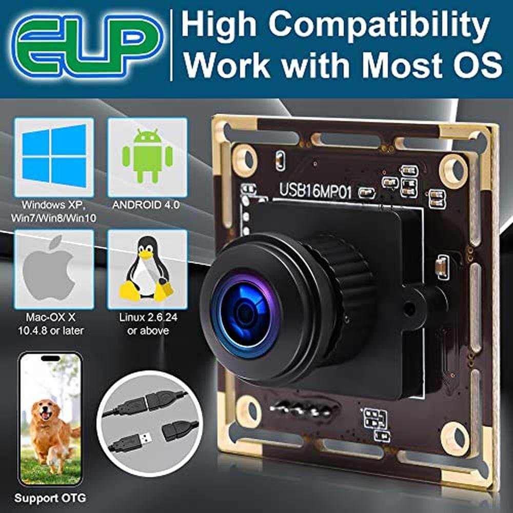 Camera ELP: ELP 16MP Wide Angle USB Camera – Packaging