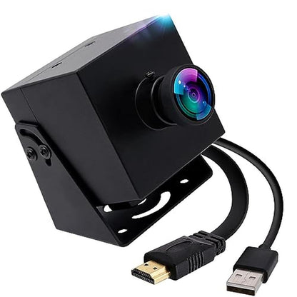 Camera ELP 4K: ELP USB Camera with 110-Degree Wide-Angle – Front View