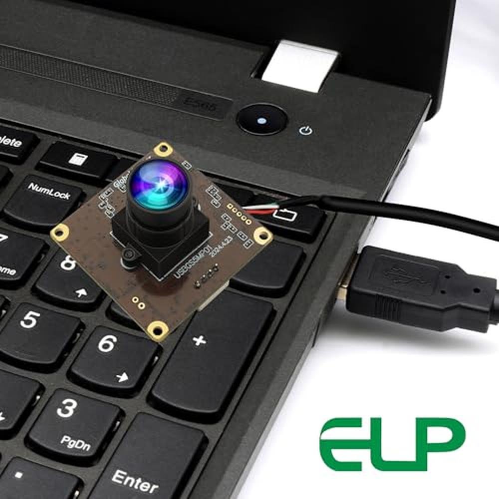 ELP 5MP Global Shutter 50fps USB Camera Module – Side View