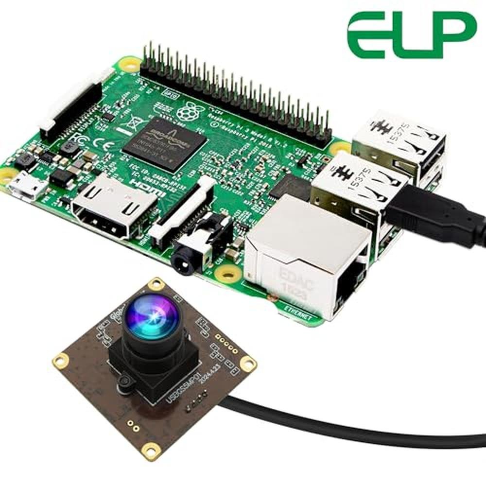 ELP 5MP Global Shutter 50fps USB Camera Module – Close-up Detail