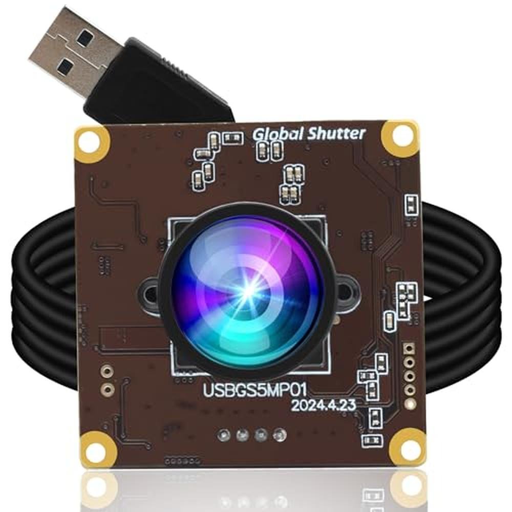 Camera ELP: ELP 5MP Global Shutter 50fps USB Camera Module – Front View