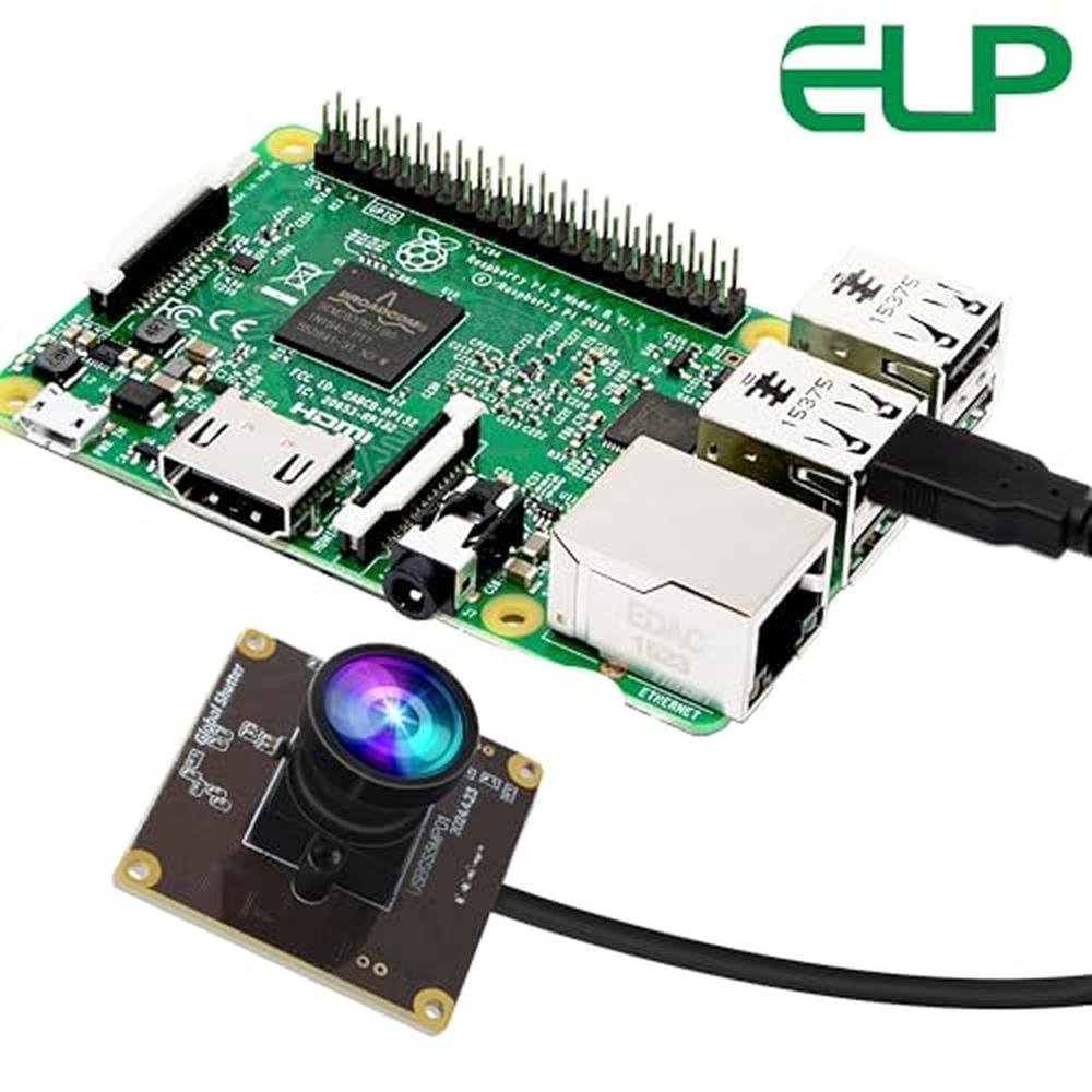 Camera ELP: ELP 5MP Global Shutter 50fps USB Camera Module – Close-up Detail