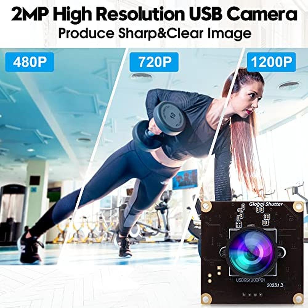 Camera High: ELP Global Shutter USB Camera Module High Speed – In Use