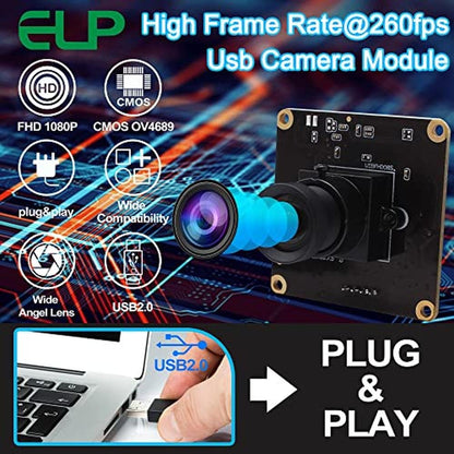 High Camera: ELP High Speed USB Camera 1080p – Packaging