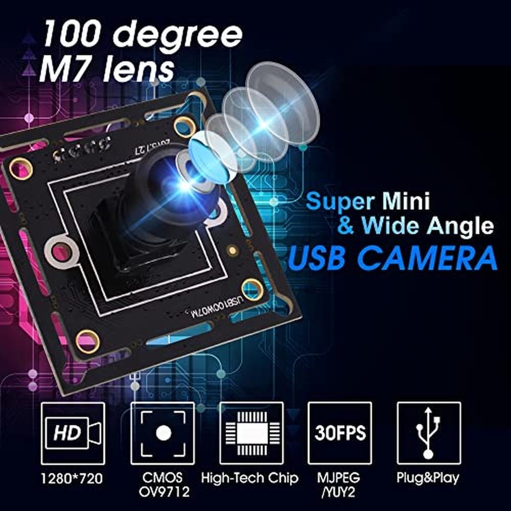 Camera Module: ELP Super Mini 720p Wide Angle with 100 – Close-up Detail