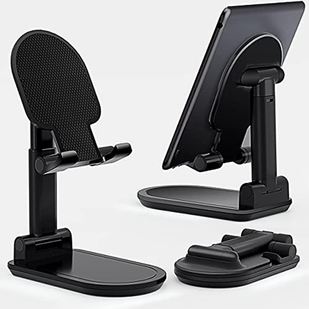 ELV Adjustable: Premium Cell Phone Stand Foldable Portable – Front View