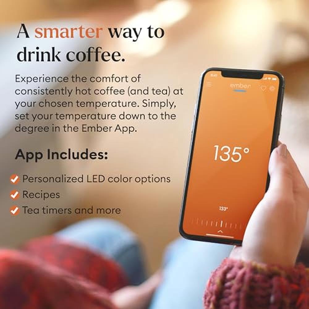 Ember Mug: Ember Temperature Control Smart Mug 2 10 Oz – Side View