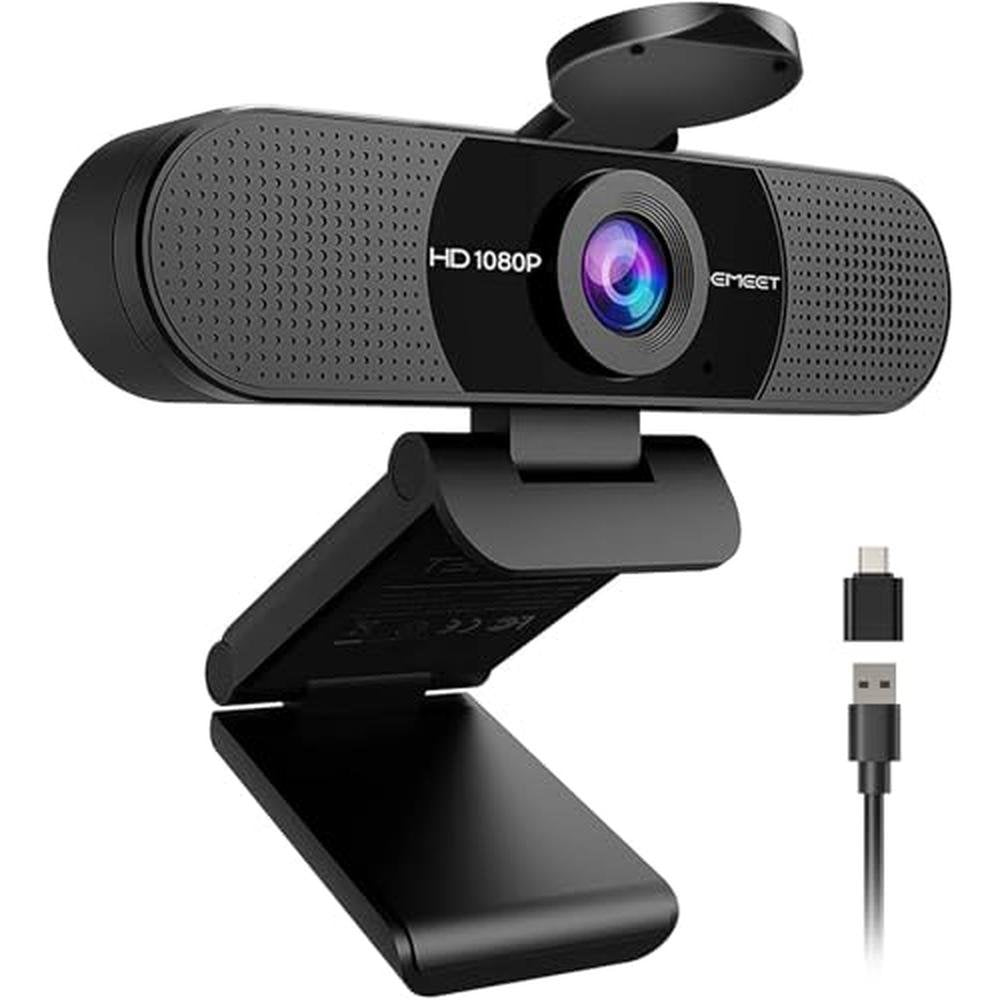 EMEET 1080P Webcam: EMEET C960 90-degree FOV – Front View