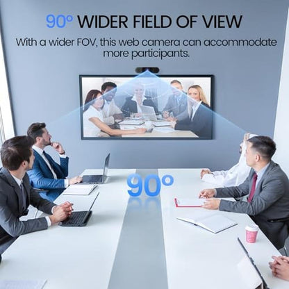 EMEET 1080P Webcam: EMEET C960 90-degree FOV – In Use