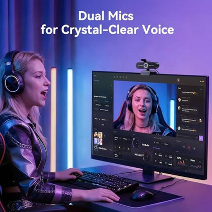 Webcam Streaming: EMEET C60E 4K Webcam – In Use