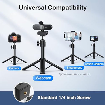 EMEET Nova 4K Webcam: Advanced 4K UHD PDAF Autofocus – Side View