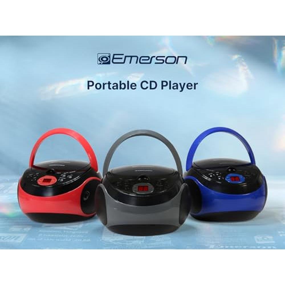 Emerson EPB-3000 Portable CD Player with AM/FM Radio – Side View