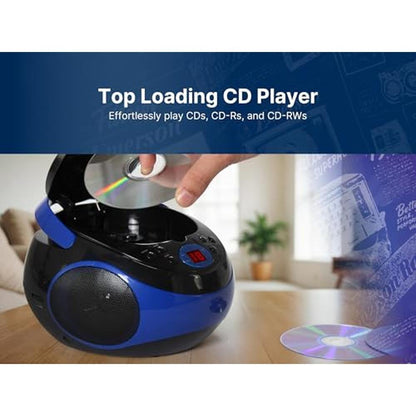 Emerson EPB-3000 Portable CD Player with AM/FM Radio – Packaging