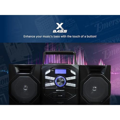 Emerson Portable CD Player Boombox with Cassette Player – Packaging