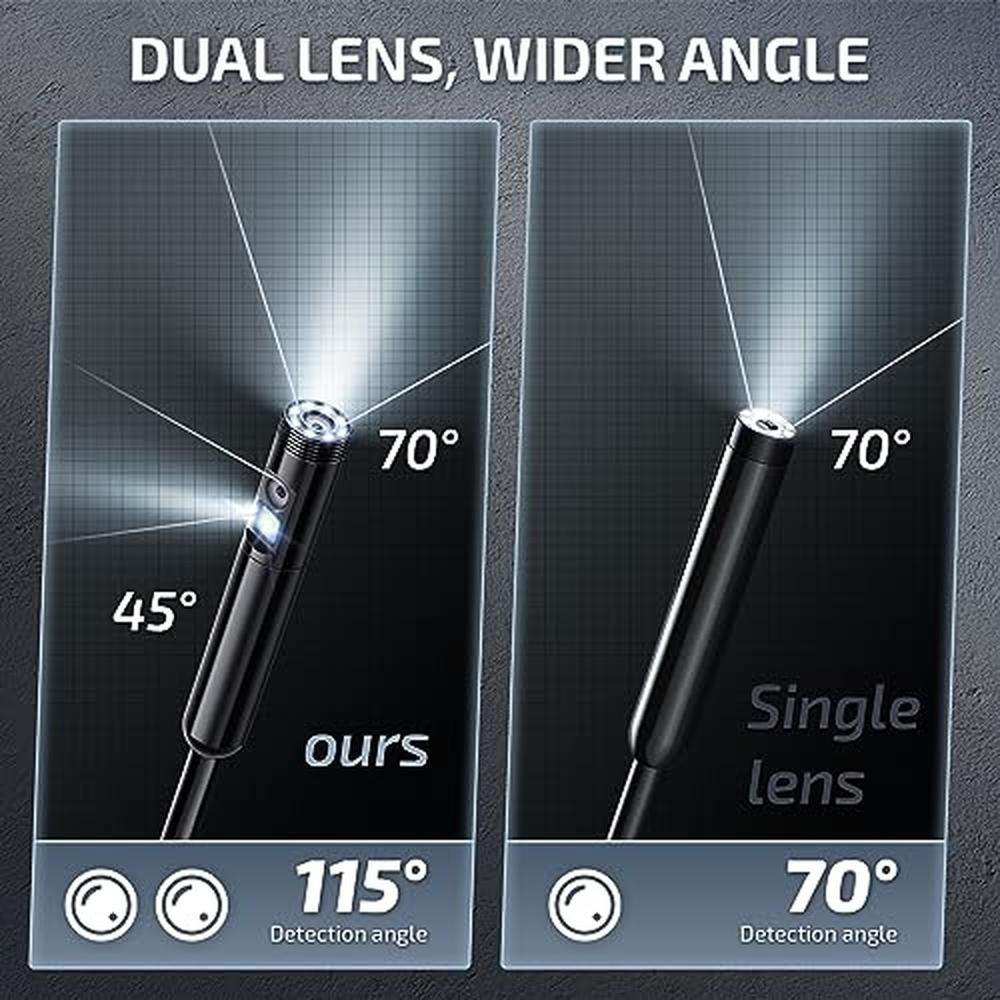 Camera Endoscope: USA Warehouse Endoscope Camera with Light – Side View