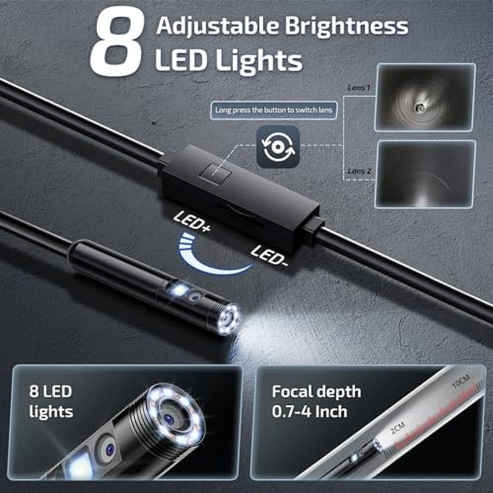 Camera Endoscope: USA Warehouse Endoscope Camera with Light – In Use