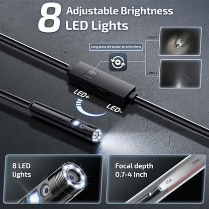 Camera Endoscope: USA Warehouse Endoscope Camera with Light – In Use
