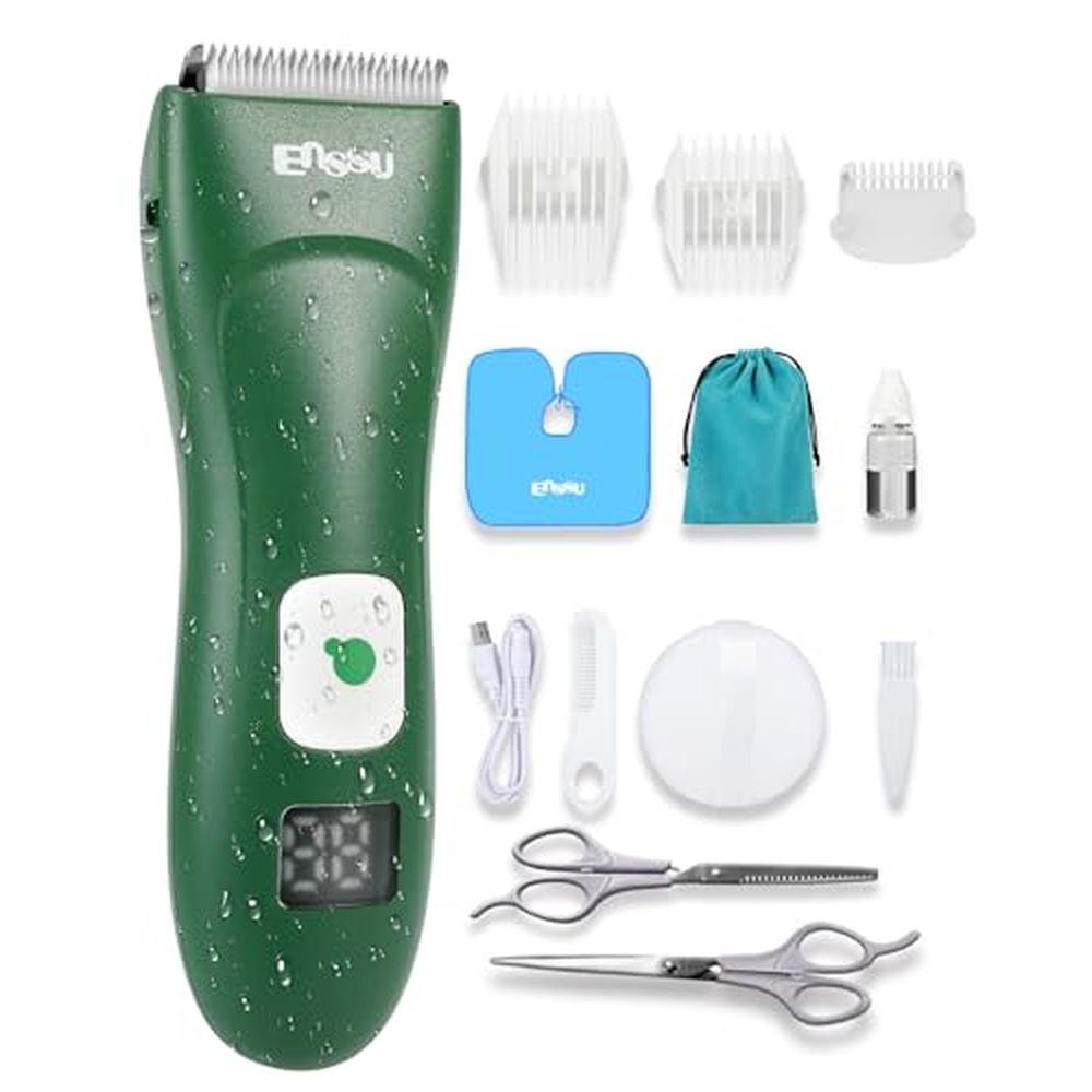 Hair Baby Clippers: ENSSU ES930GN Cordless Hair Clipper for – Front View
