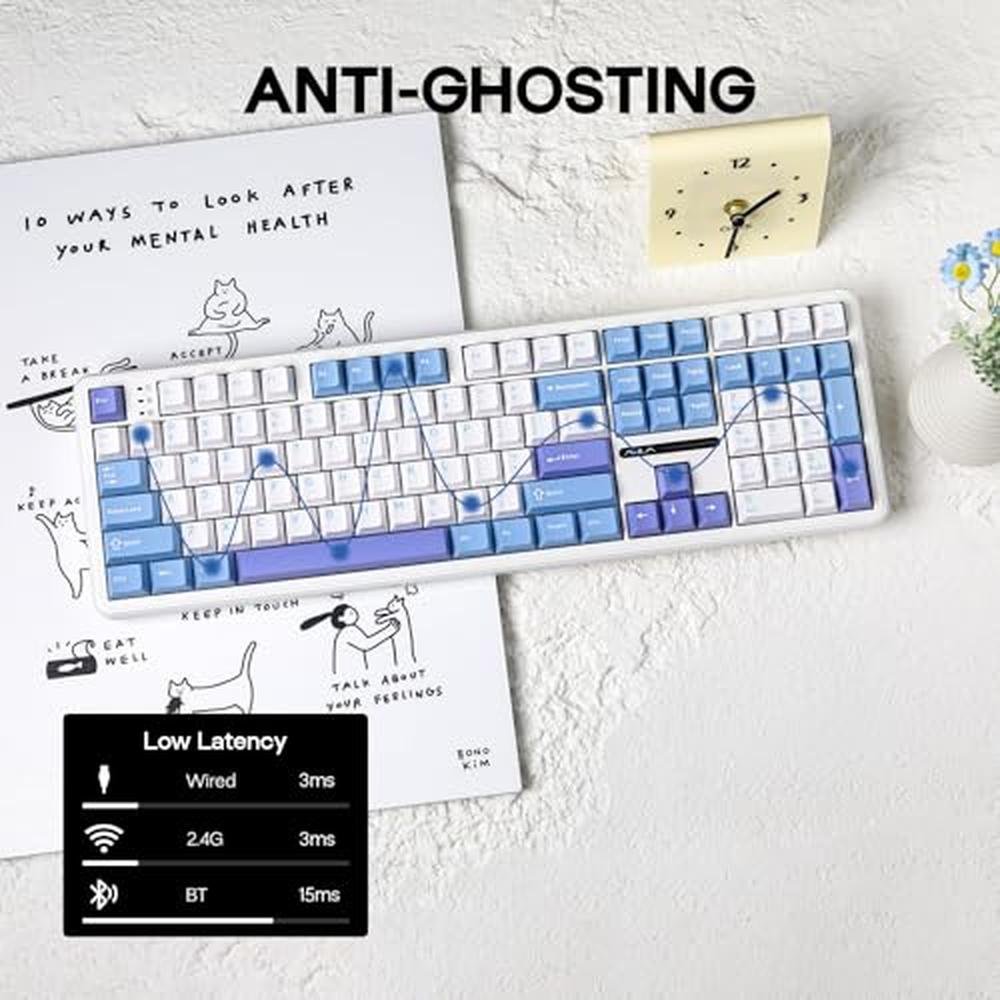 Keyboard Epomaker: Epomaker Aula F108 Wireless Gaming – In Use