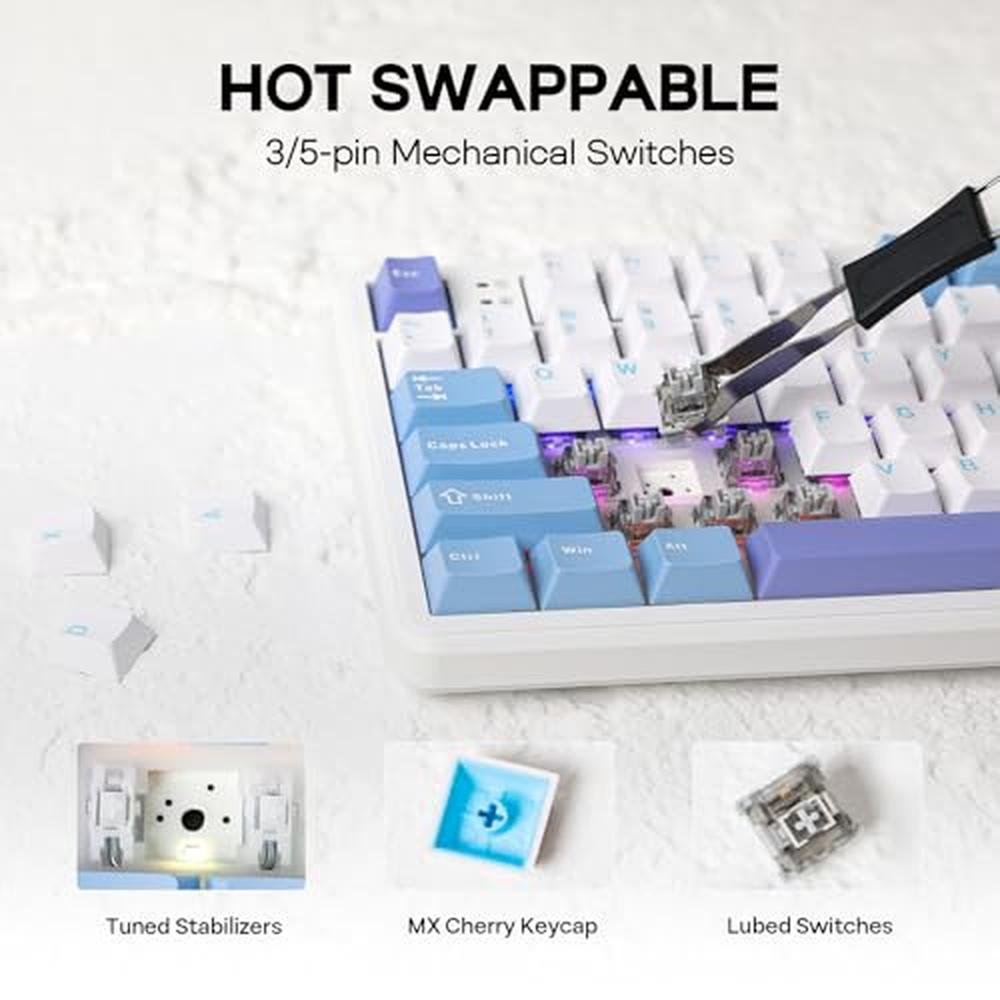 Keyboard Epomaker: Epomaker Aula F108 Wireless Gaming – Packaging