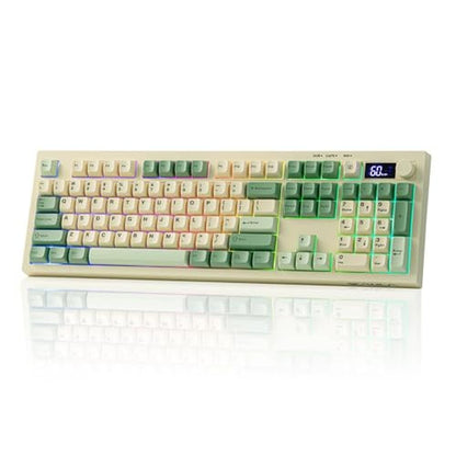 Keyboard Yellow: EPOMAKER Aula S102 PRO Membrane Gaming – Front View