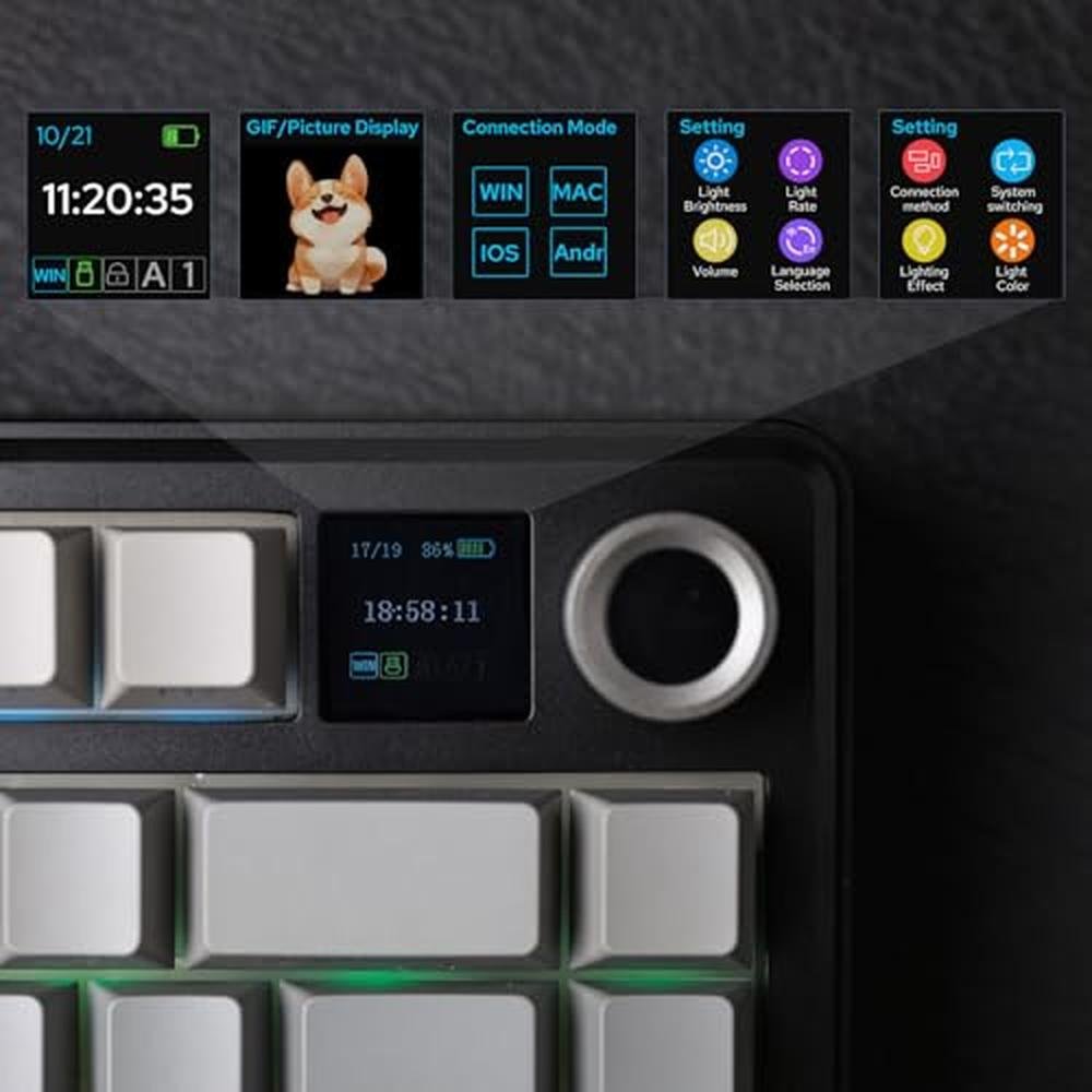 Keyboard Epomaker: EPOMAKER X AULA F75 MAX Wireless – In Use