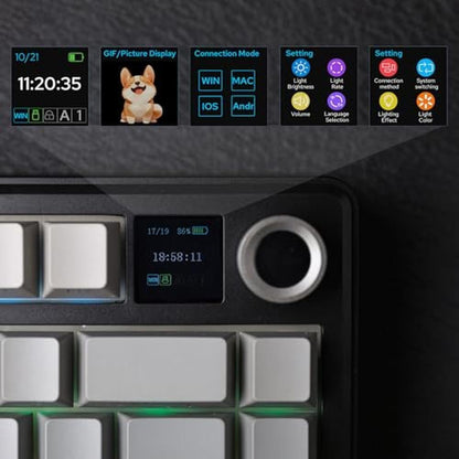 Keyboard Epomaker: EPOMAKER X AULA F75 MAX Wireless – In Use