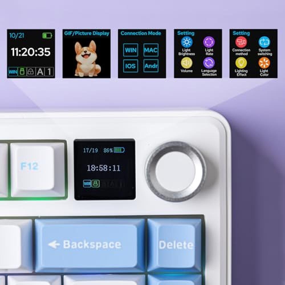 Keyboard Epomaker: EPOMAKER X Aula F75 MAX Wireless – In Use
