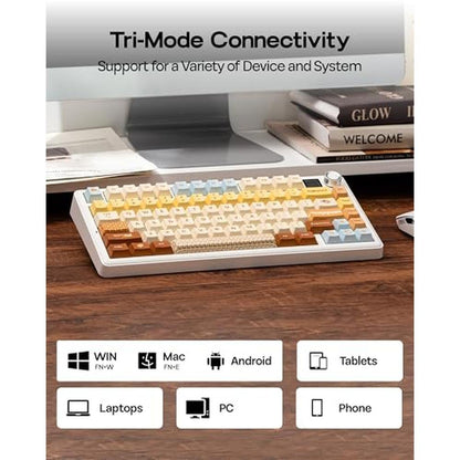 Keyboard Caramel: EPOMAKER X Aula F75 MAX Wireless – In Use