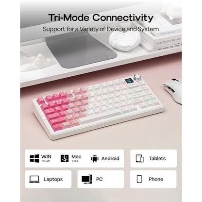 Keyboard Epomaker: EPOMAKER X Aula F75 MAX Wireless – In Use