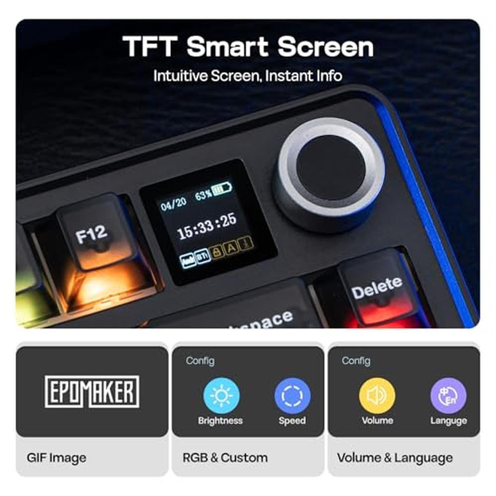 Keyboard Epomaker: EPOMAKER X Aula F75 MAX Wireless – In Use